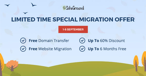 free website migration with siteground