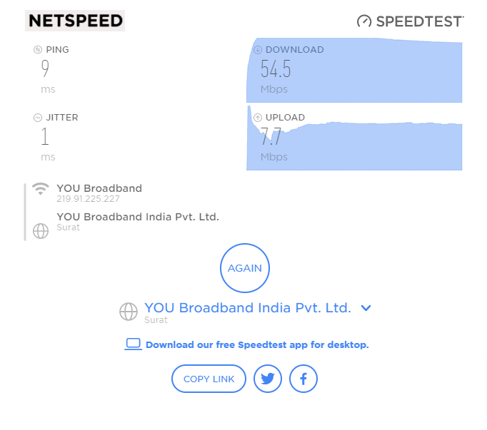 net speed test online